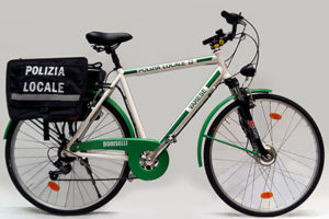 PL137-03E BICICLETTA DONISELLI E-BIKE CITY POLIZIA LOCALE